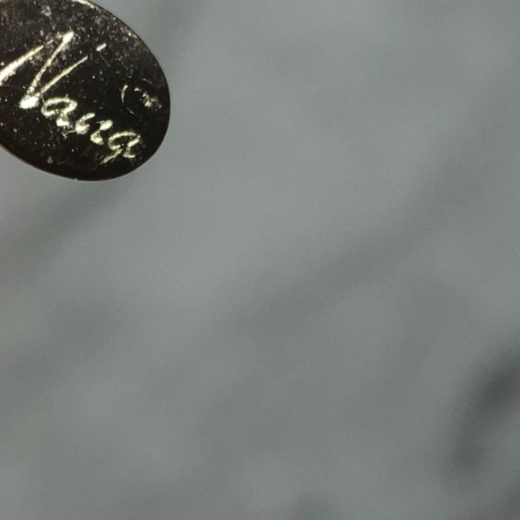 16 inch Delicate Gold-Tone Necklace, Circular Pendant with Small Sparkly Stones - Picture 10 of 13